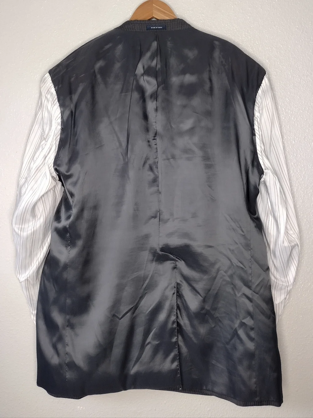 Ralph Lauren Gray Pinstripe Business Office Sport Coats Blazer Sz 40L